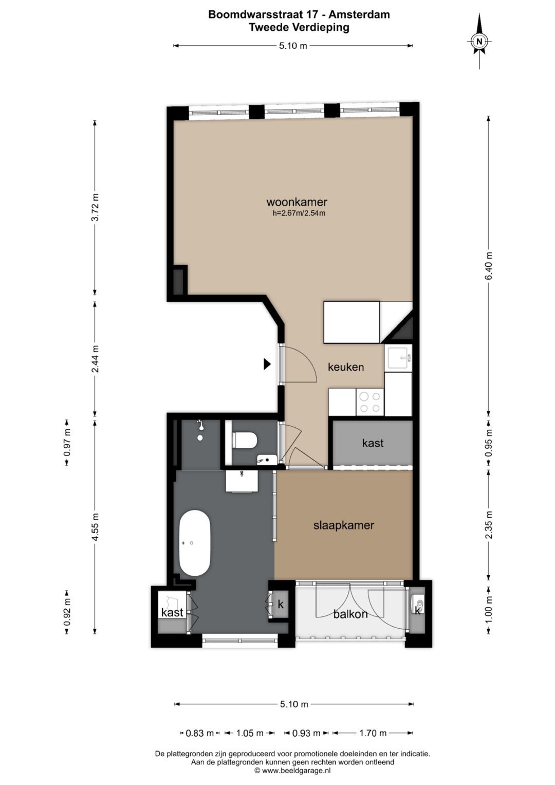 Foto 23 van Tweede Boomdwarsstraat 17-2