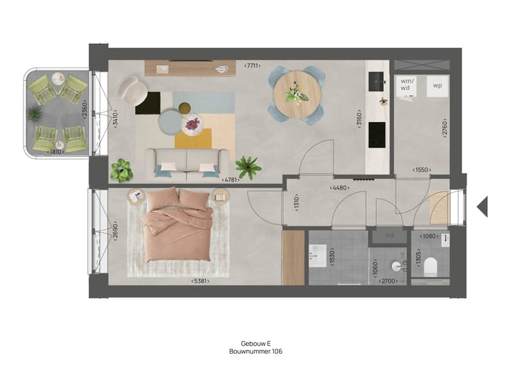 Photo 2 of De Hertog (Bouwnr. E206)