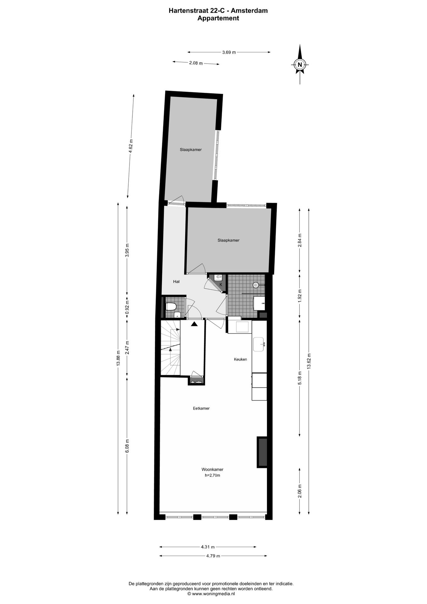Foto 24 van Hartenstraat 22-C