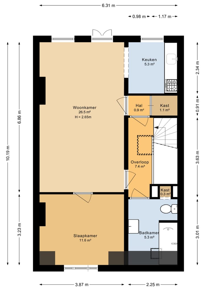 Foto 19 van Baronielaan 199-B