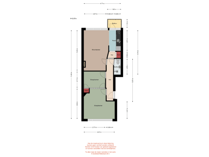 Poolsestraat 5-B - 1e verdieping