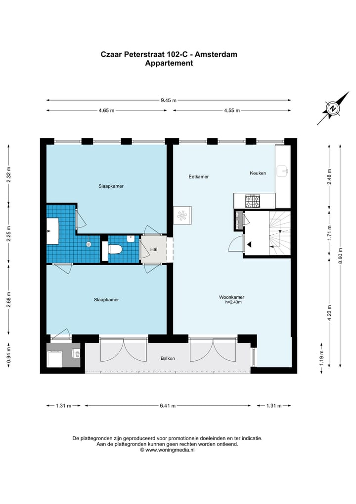 Foto 33 van Czaar Peterstraat 102-C