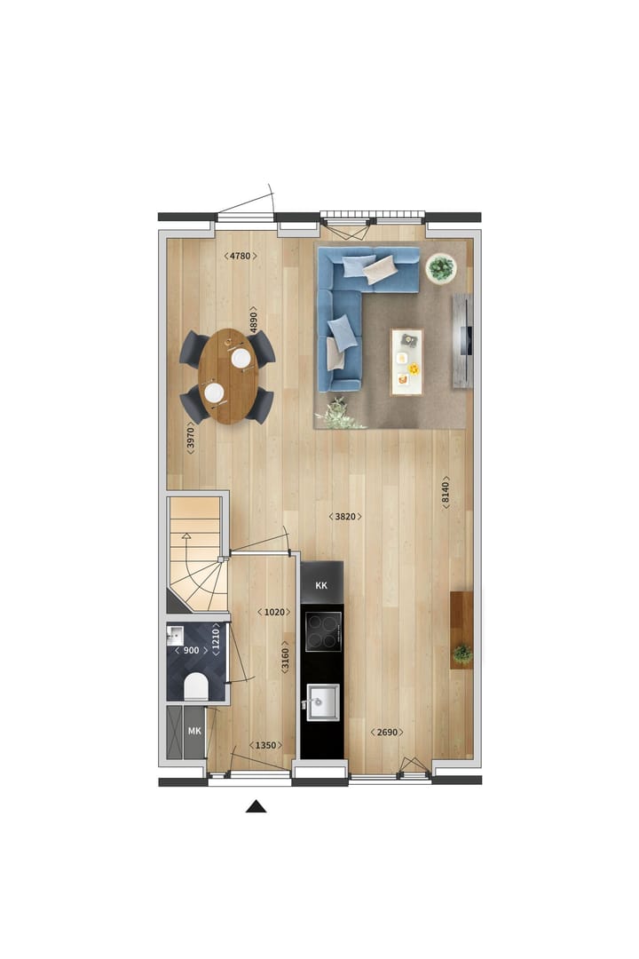 Foto 2 van Tussenwoning (Bouwnr. 34)