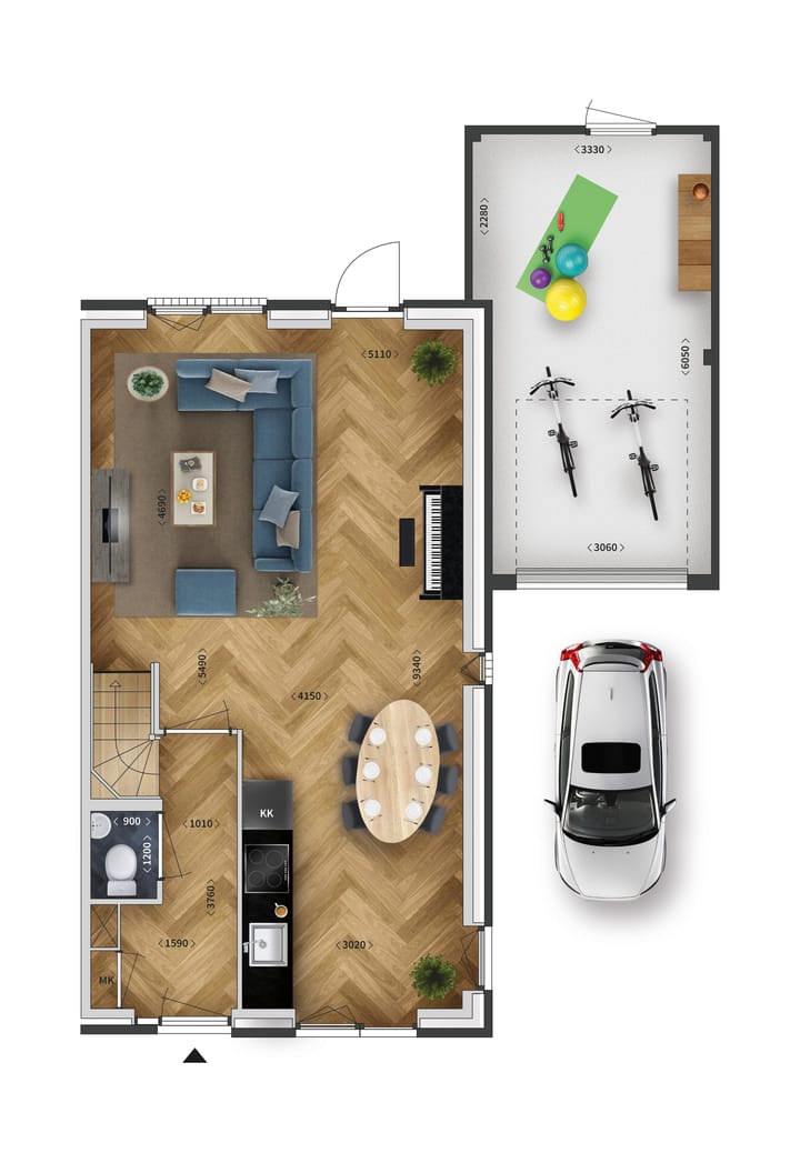 Photo 2 of Twee-onder-één-kapwoning (geschakeld) (Bouwnr. 29)