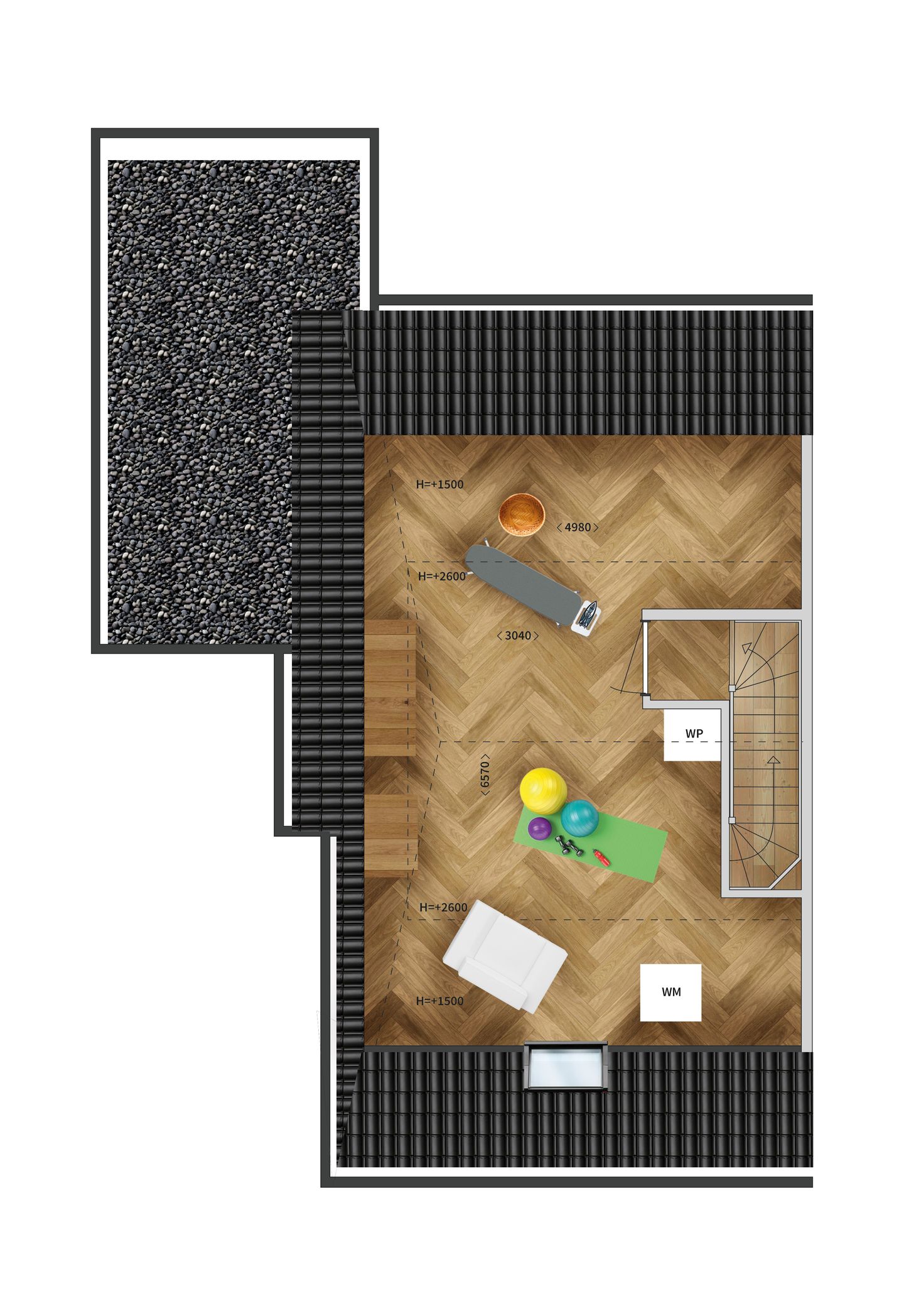 Photo 4 of Twee-onder-één-kapwoning (geschakeld) (Bouwnr. 32)