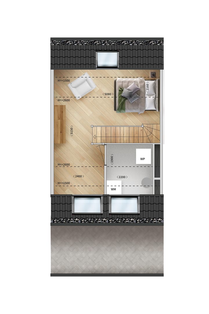 Photo 3 of Bovenwoning (Bouwnr. 23)