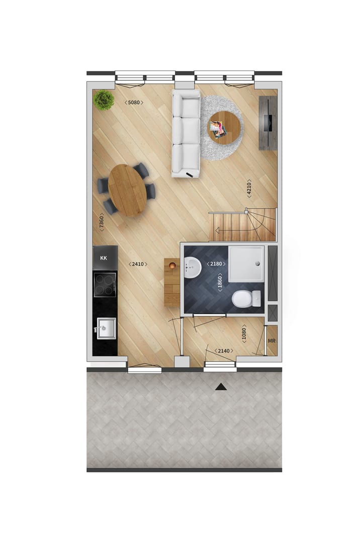 Photo 2 of Bovenwoning (Bouwnr. 25)