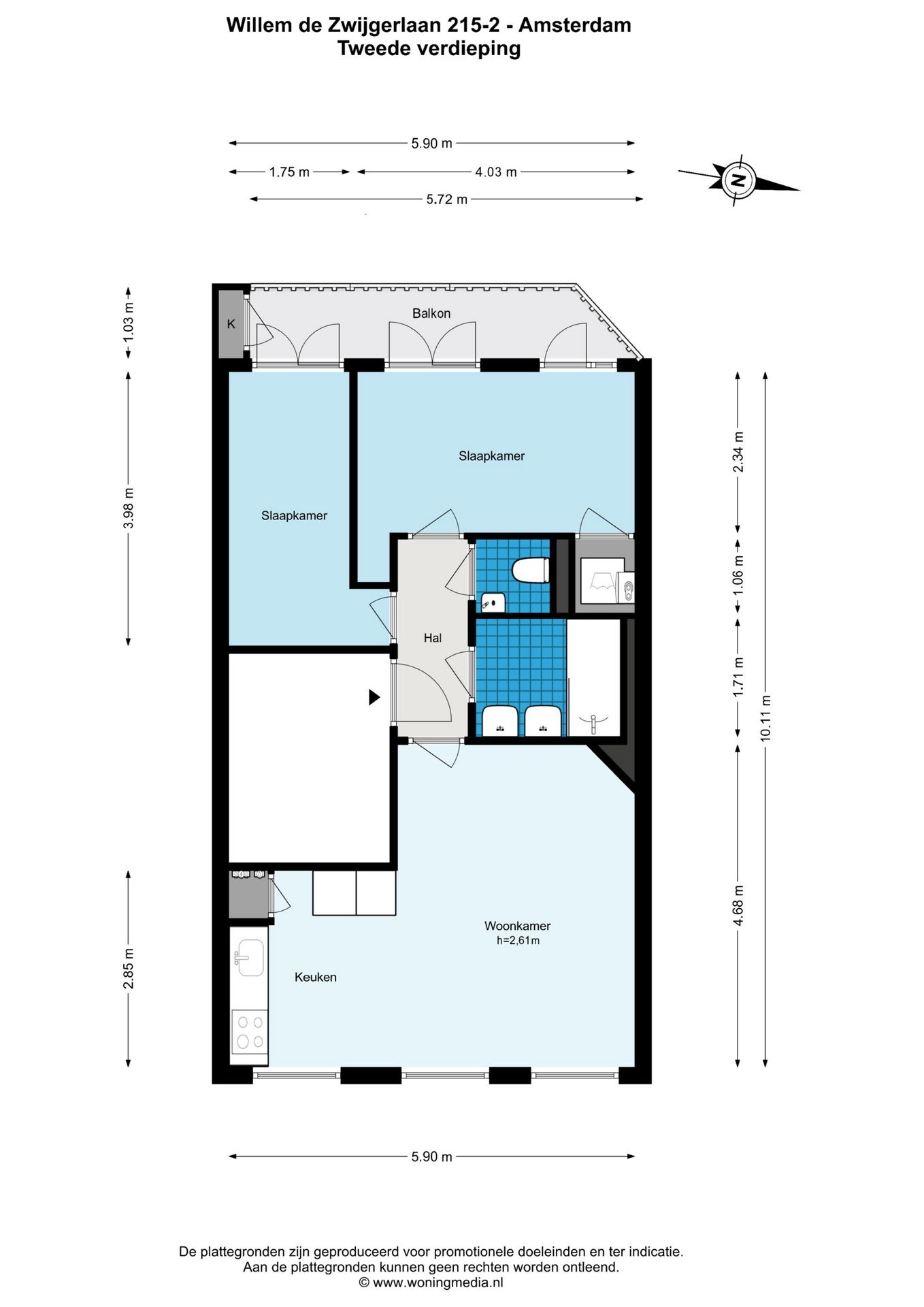 Foto 3 van Willem de Zwijgerlaan 215-2