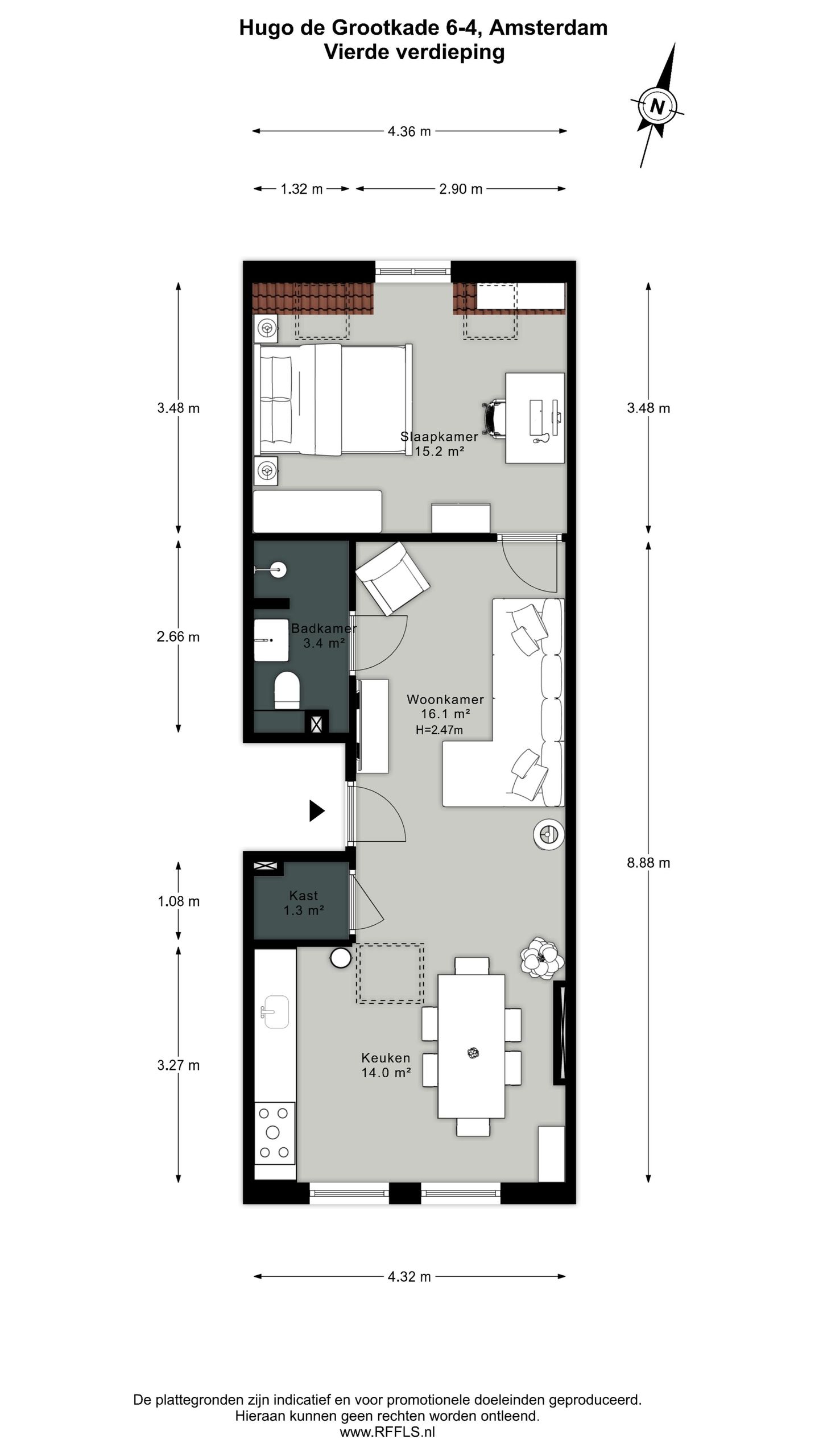Foto 25 van Hugo de Grootkade 6-4