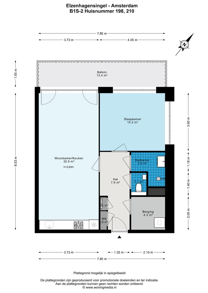 Foto 10 van Elzenhagensingel 198