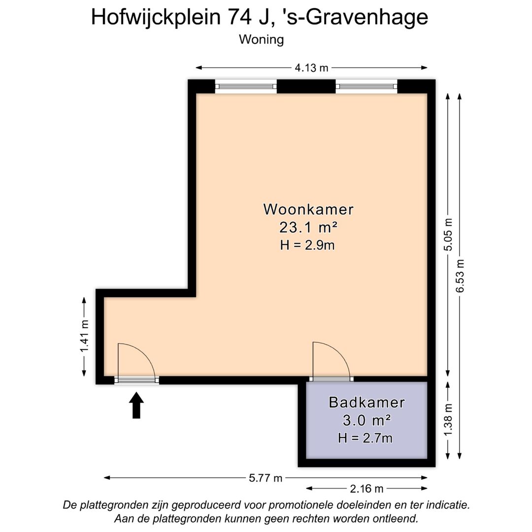 Foto 16 van Hofwijckplein 74-J