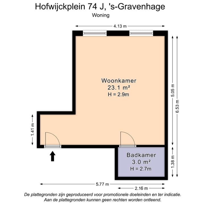 Foto 14 van Hofwijckplein 74-J