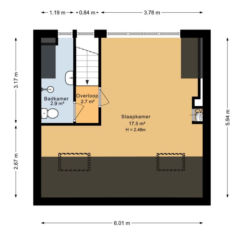 Foto 26 van Haarlemmermeerstraat 127-4