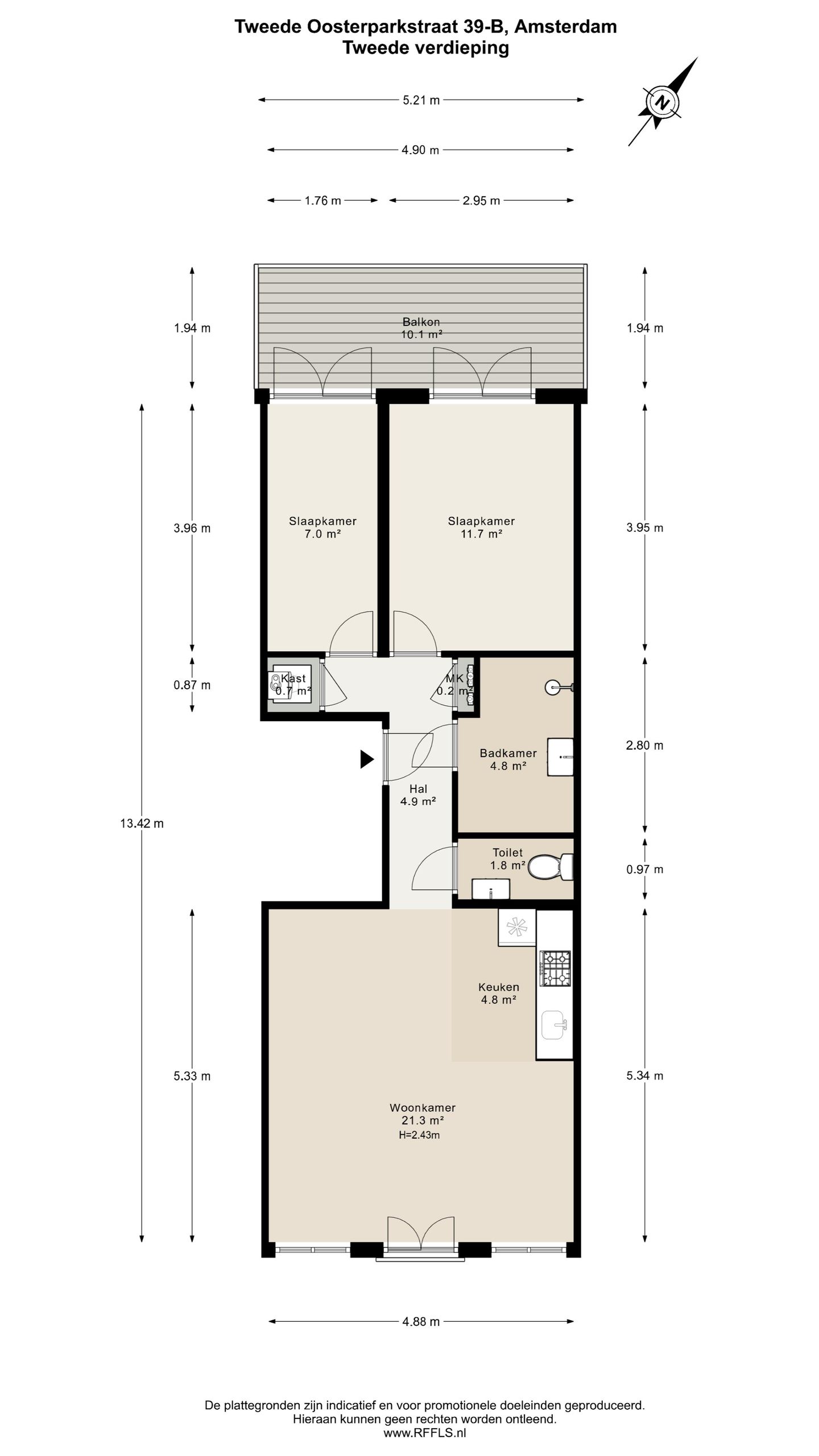 Photo 34 of Tweede Oosterparkstraat 39-B