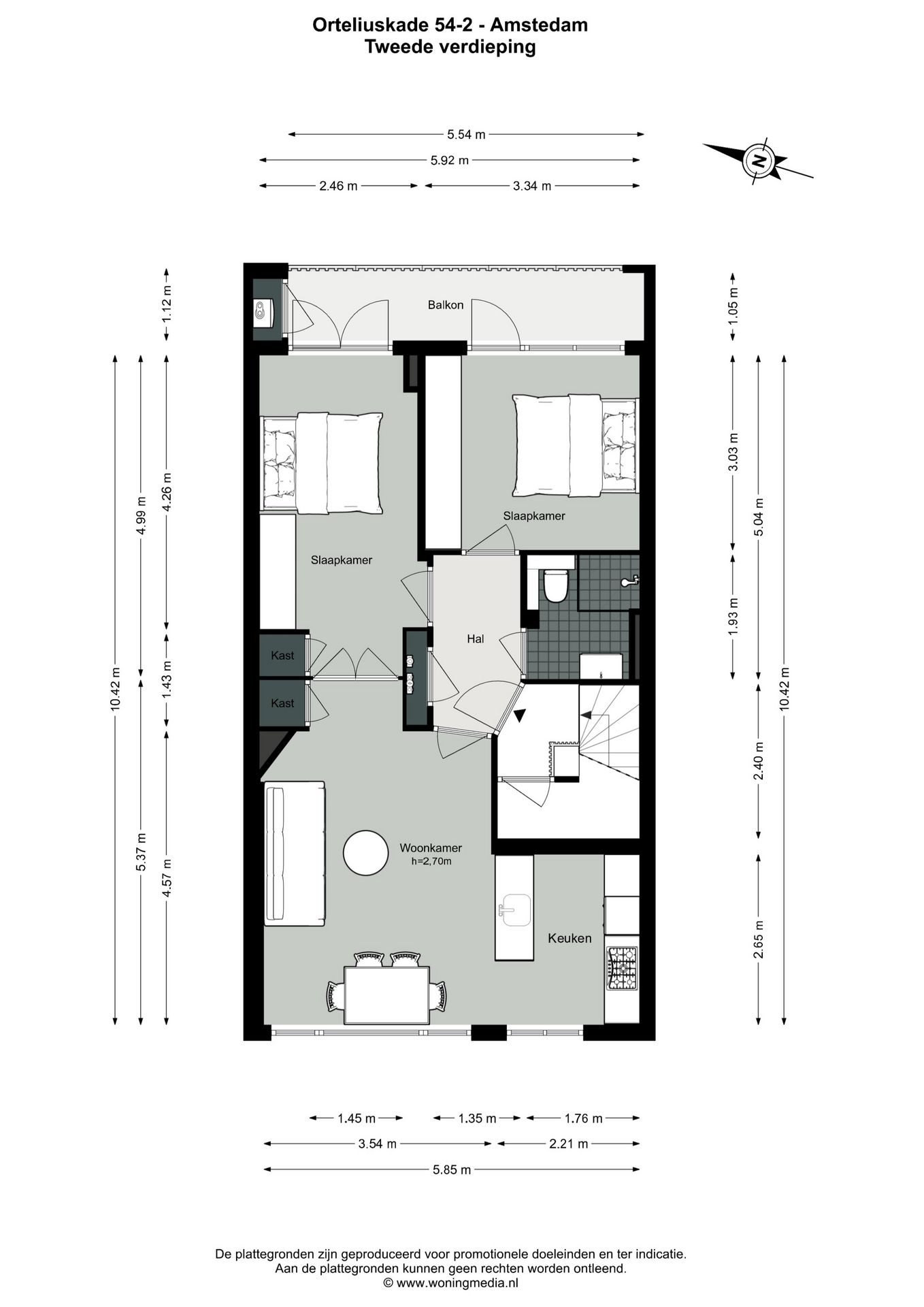 Foto 24 van Orteliuskade 54-2