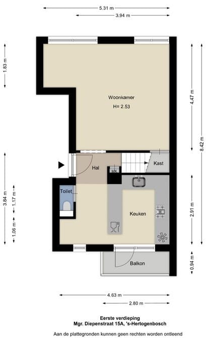 Foto 39 van Mgr. Diepenstraat 15-A