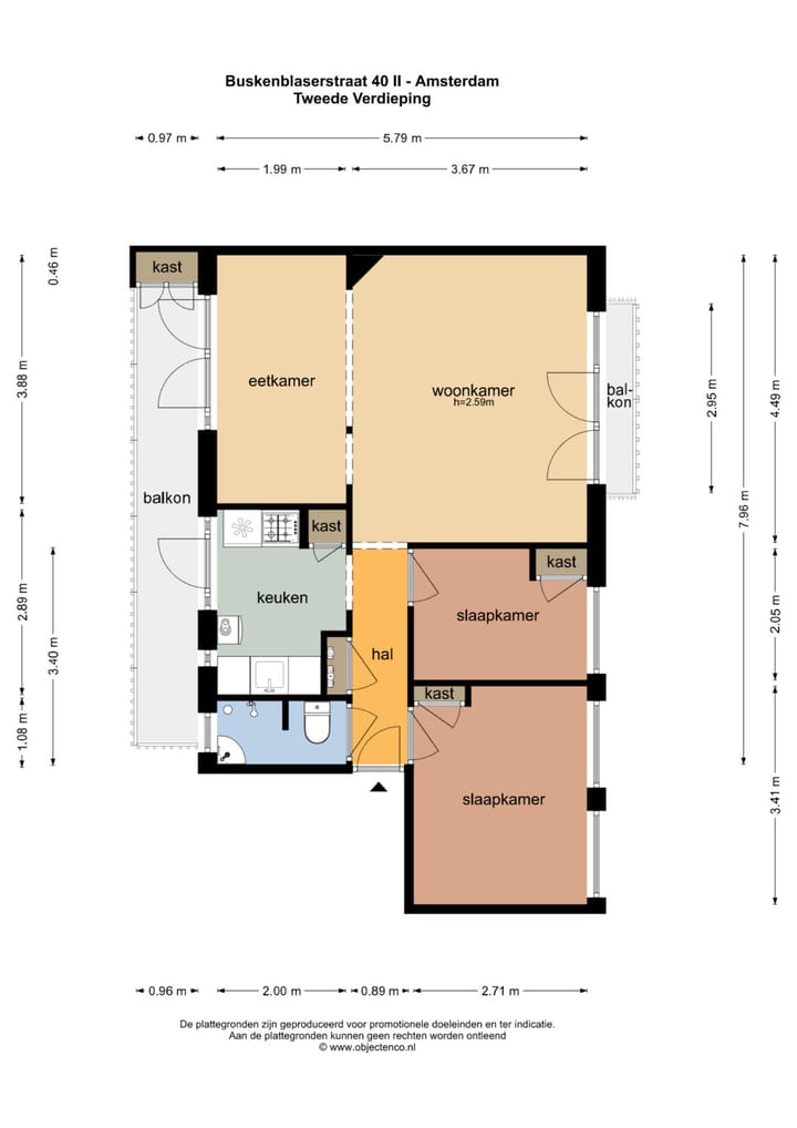 Foto 27 van Buskenblaserstraat 40-2