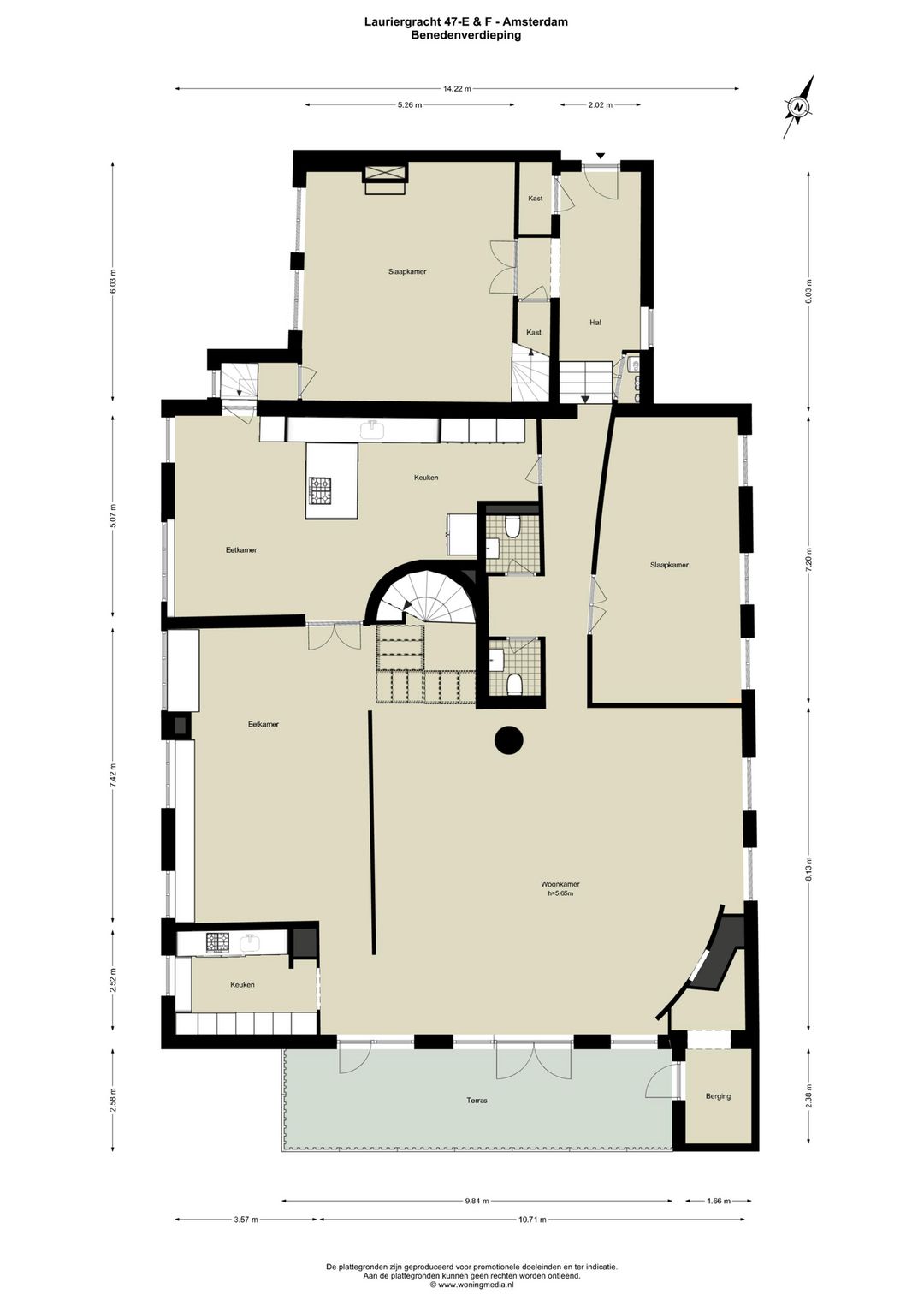 Foto 67 van Lauriergracht 47-F