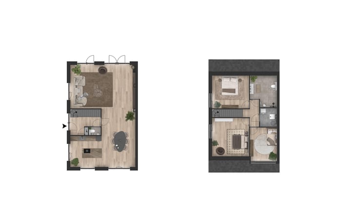 Photo 2 of Twee-onder-een-kap woningen - aan het erf (Bouwnr. 14)