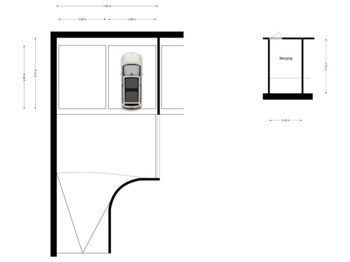 PARKEREN-1, BERGING -1