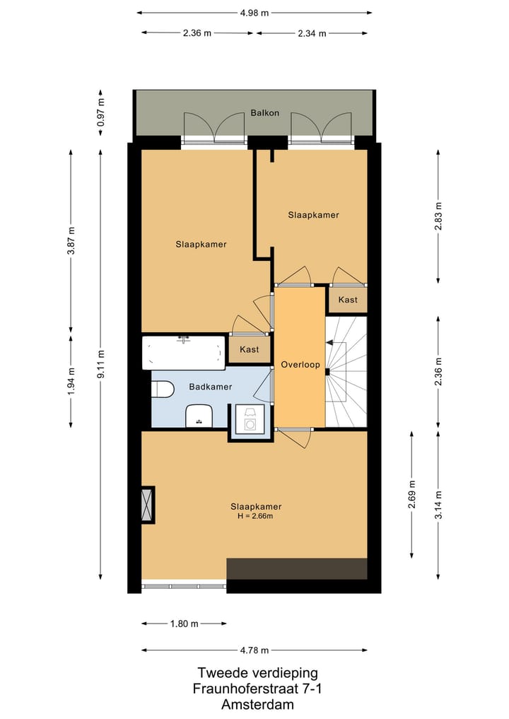 Photo 49 of Fraunhoferstraat 7-H