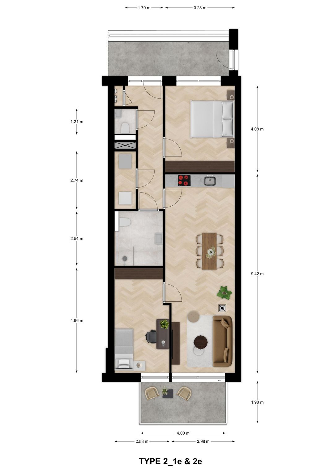 Foto 8 van Type 2 (Bouwnr. 13)