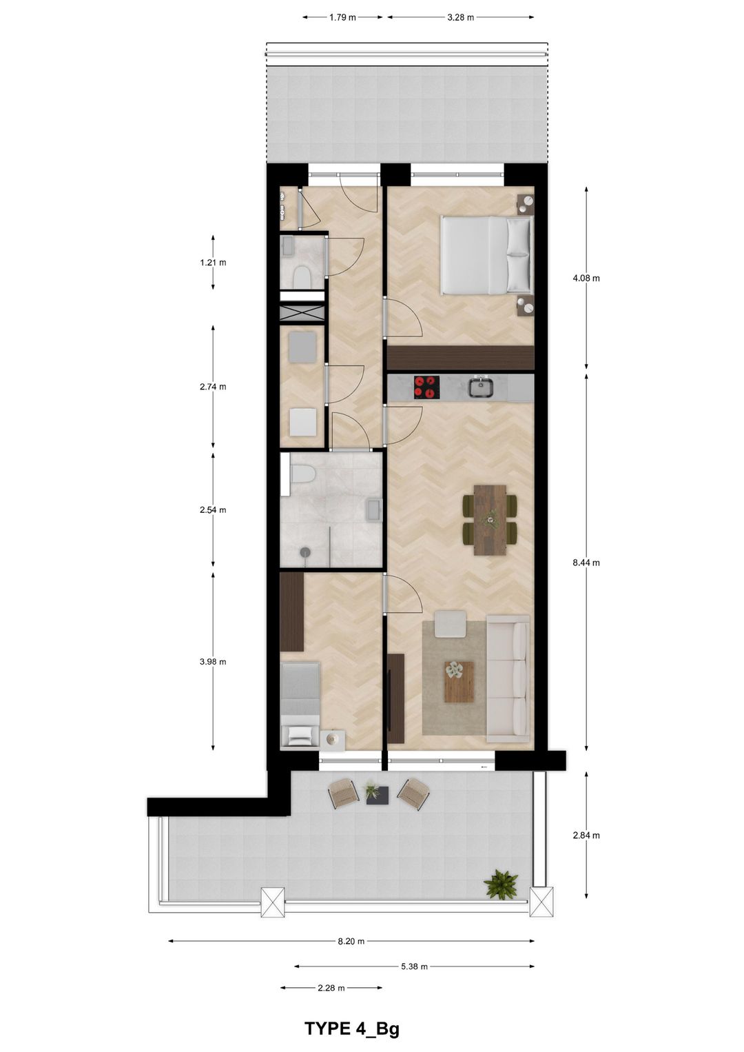 Foto 8 van Type 4 (Bouwnr. 5)