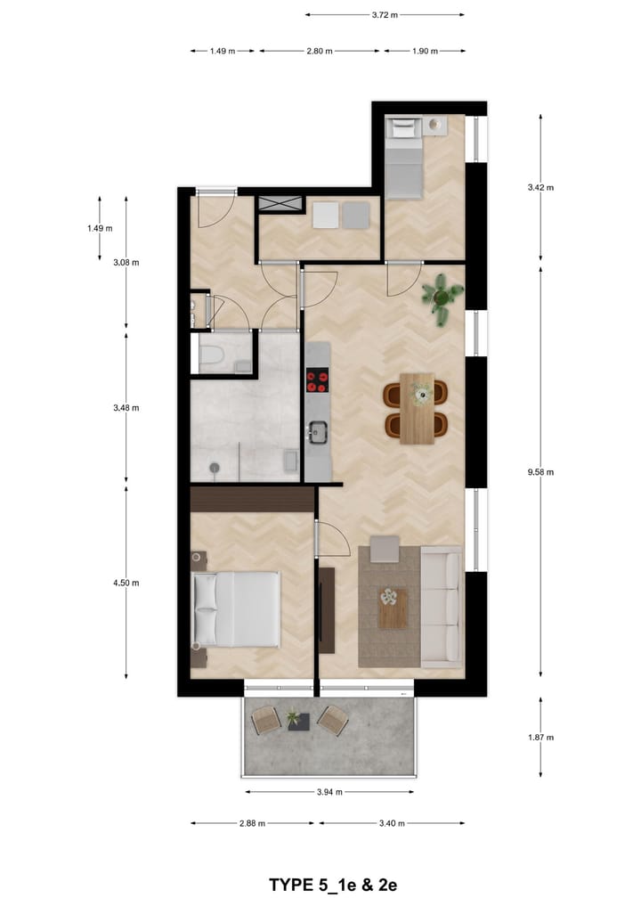 Photo 8 of Type 5 (Bouwnr. 6)