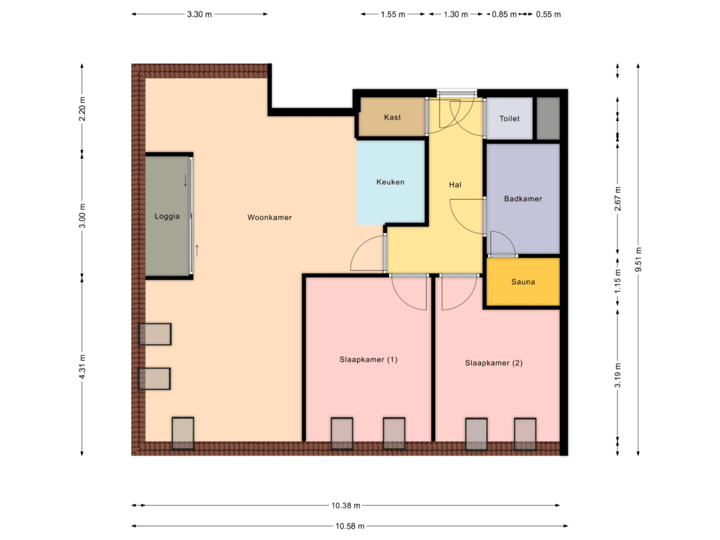 Heereweg 5-38, Résidence Terschelling