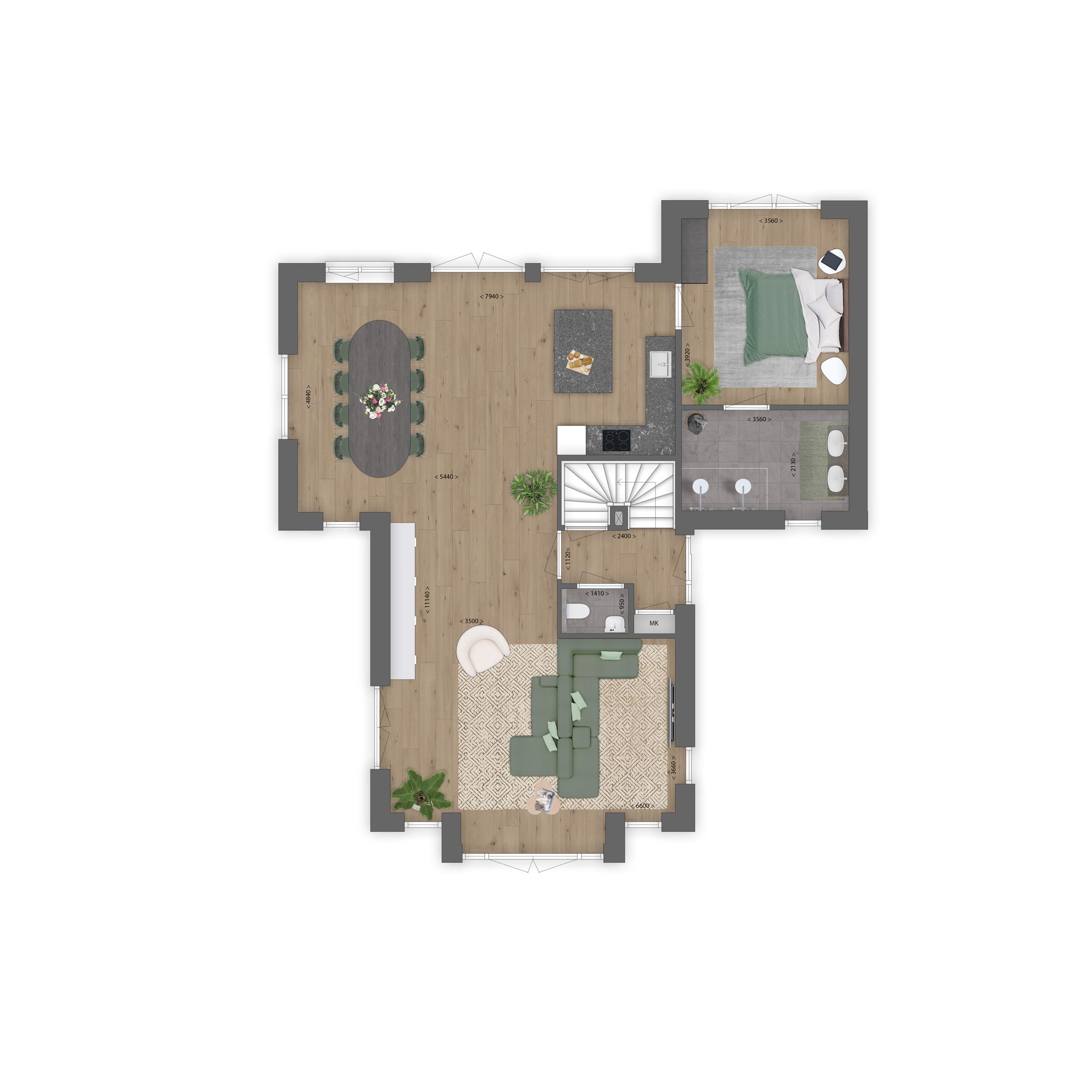 Foto 6 van Vrijstaande villa's (Bouwnr. 29)