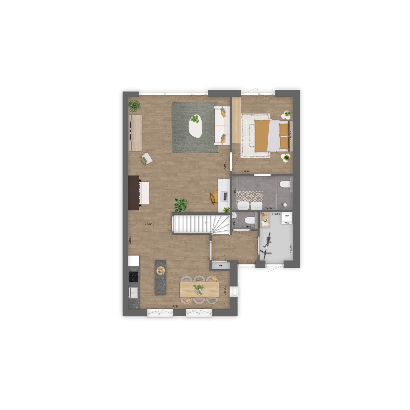 Foto 4 van Levensloopbestendige twee-onder-een-kapwoni (Bouwnr. 28)