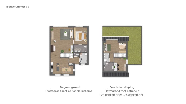 Foto 4 van Levensloopbestendige 2 onder 1 kapwoning (Bouwnr. 20)