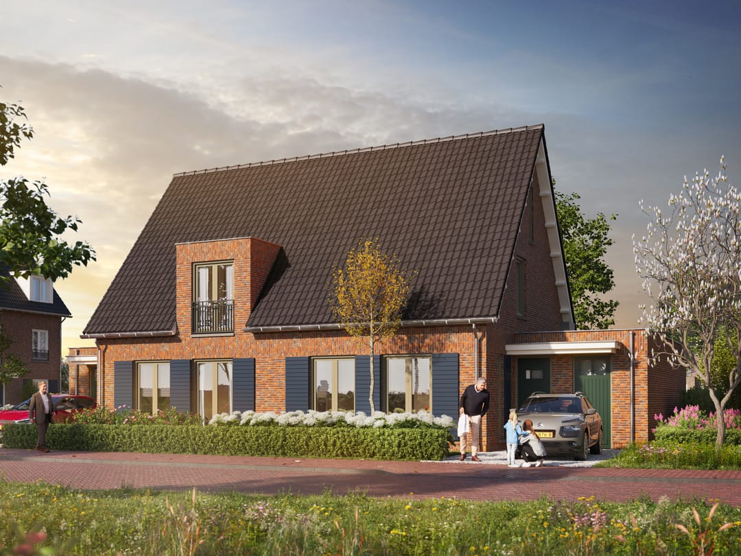 Foto 1 van Levensloopbestendige 2 onder 1 kapwoning (Bouwnr. 19)