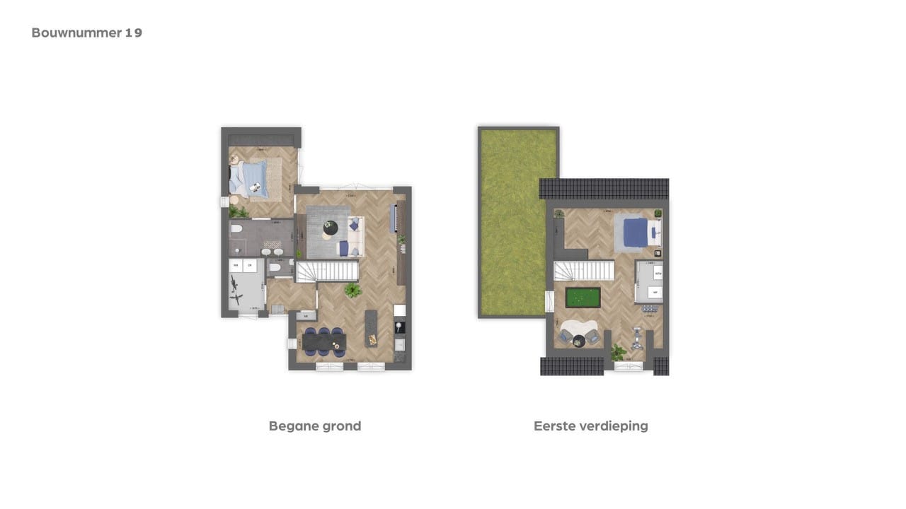 Foto 4 van Levensloopbestendige 2 onder 1 kapwoning (Bouwnr. 19)