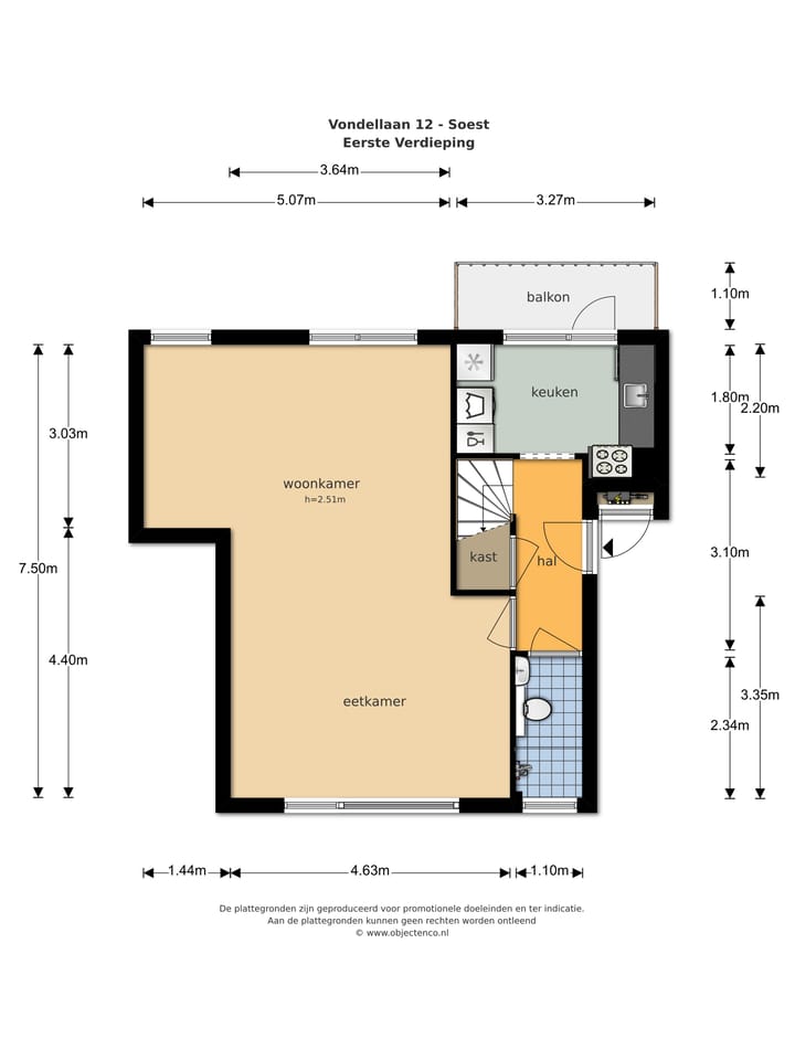 Foto 32 van Vondellaan 12
