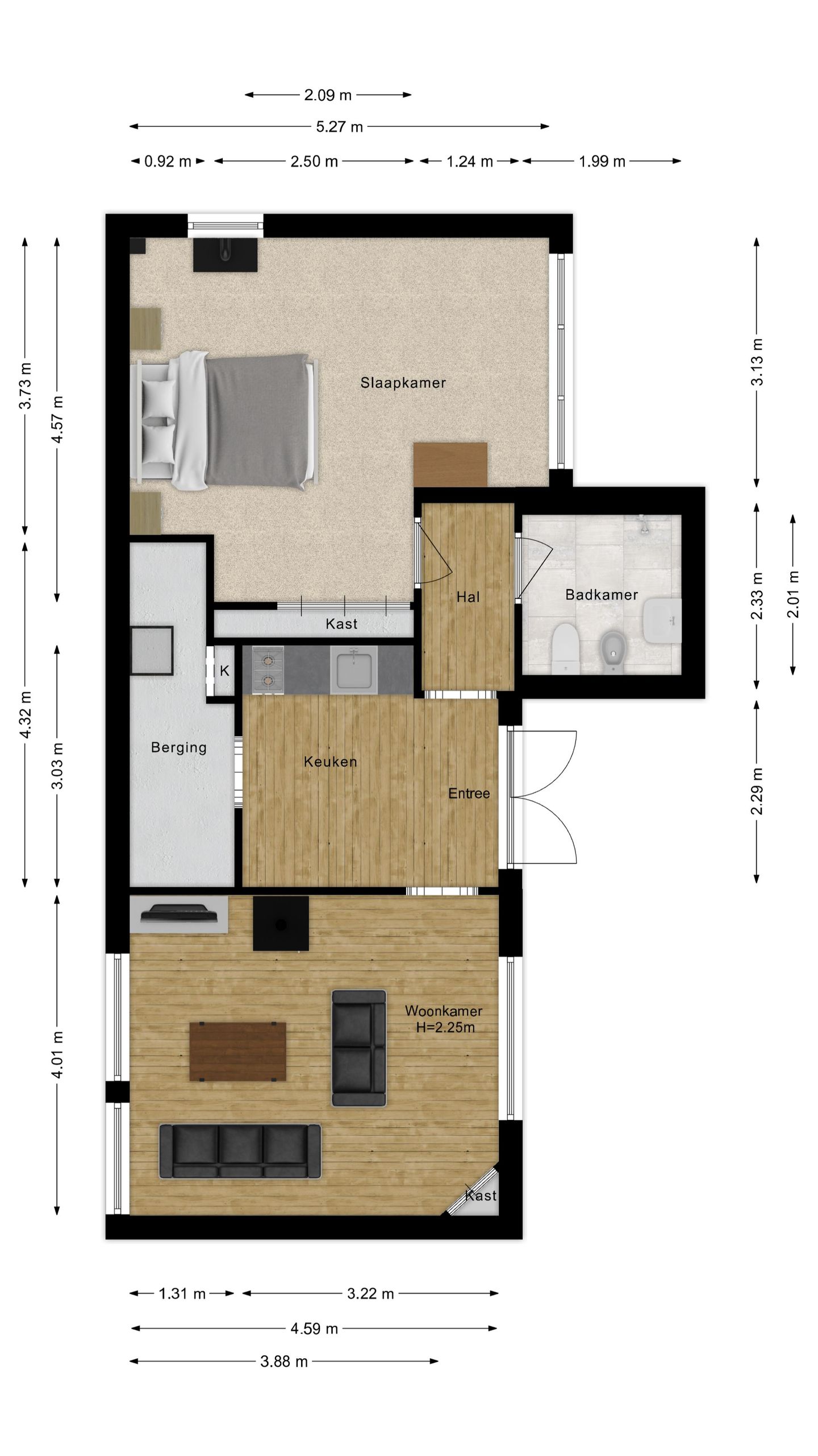 Foto 5 van Broeder Hogardstraat 1-A