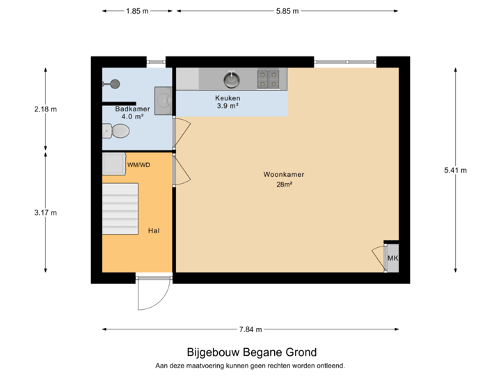 Bijgebouw Begane Grond