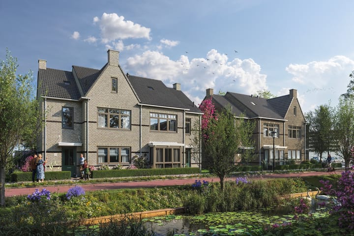 Foto 1 van Blauwe Regen twee-onder-een-kapwoningen (Bouwnr. 96)