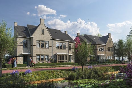 Blauwe Regen twee-onder-een-kapwoningen (Bouwnr. 101)
