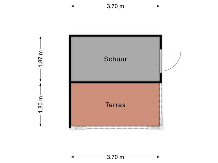 Tuinhuis / overdekt terras
