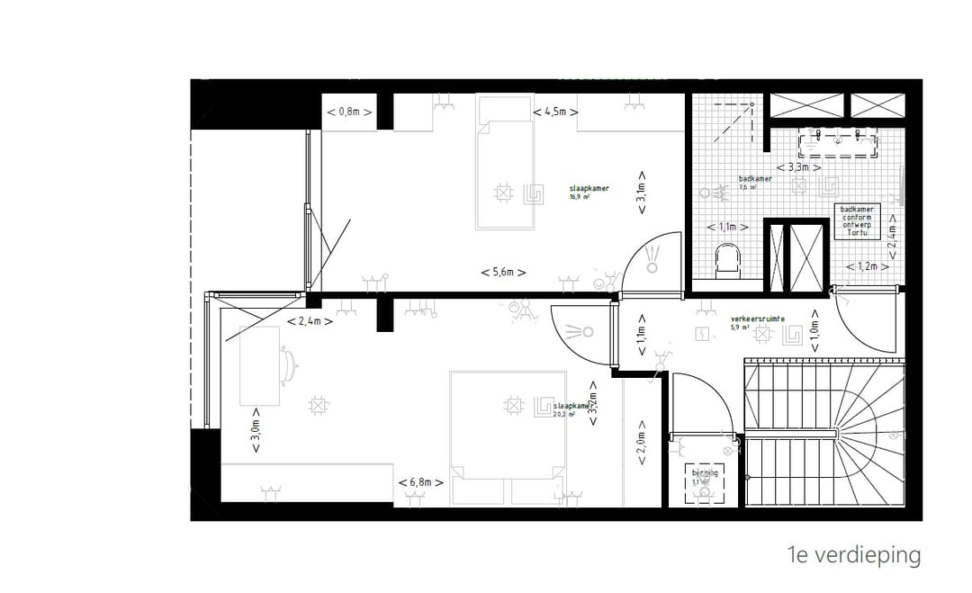 Foto 16 van Stadswoning - Bouwnummer 6 (Bouwnr. 6)