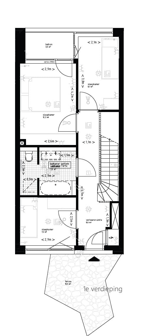 Foto 16 van Stadswoning - Bouwnummer 11 (Bouwnr. 11)