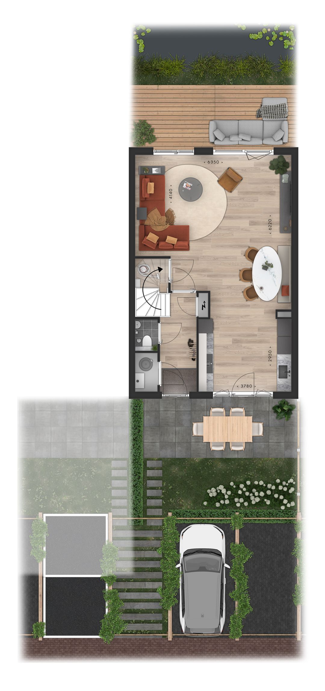 Foto 8 van Blauwe Regen rijwoning beukmaat 6,6 m (Bouwnr. 87)