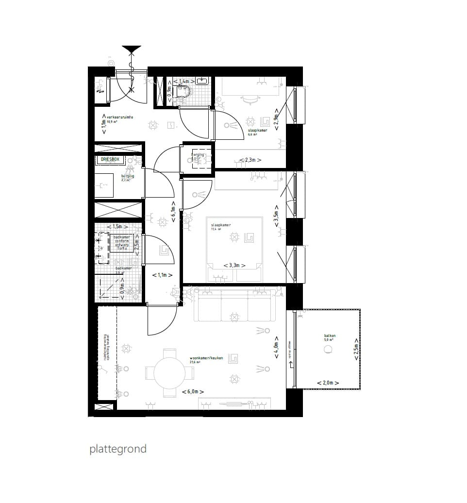 Foto 14 van Appartement - Bouwnummer 113 (Bouwnr. 113)