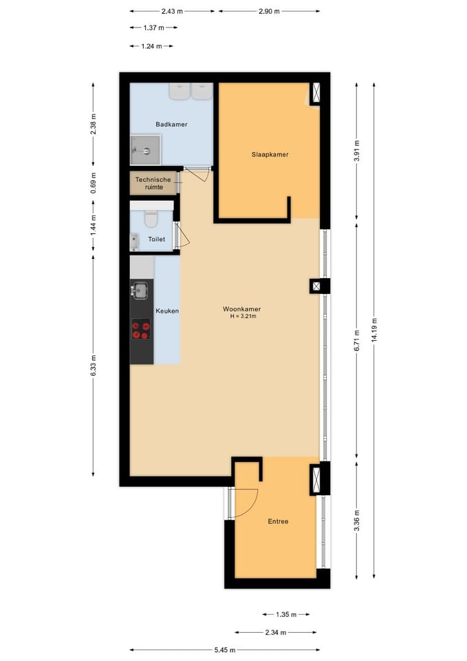 Foto 29 van Eekbrouwersweg 6-E