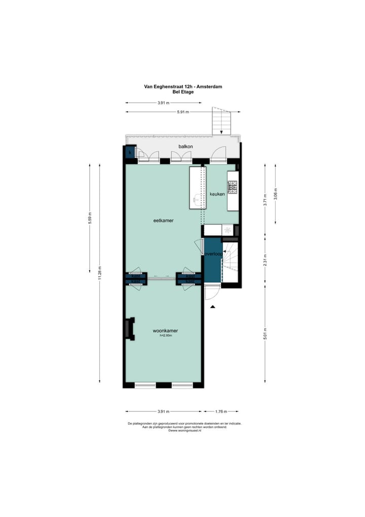 Foto 35 van Van Eeghenstraat 12-H