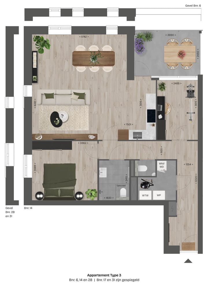 Photo 7 of Appartementen (Bouwnr. 17)