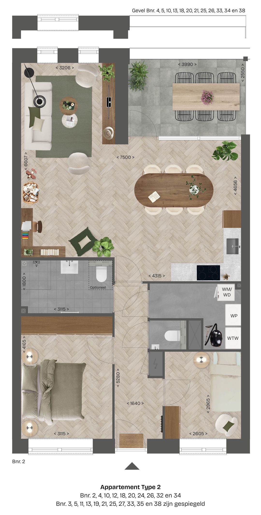 Photo 7 of Appartementen (Bouwnr. 24, type 2)