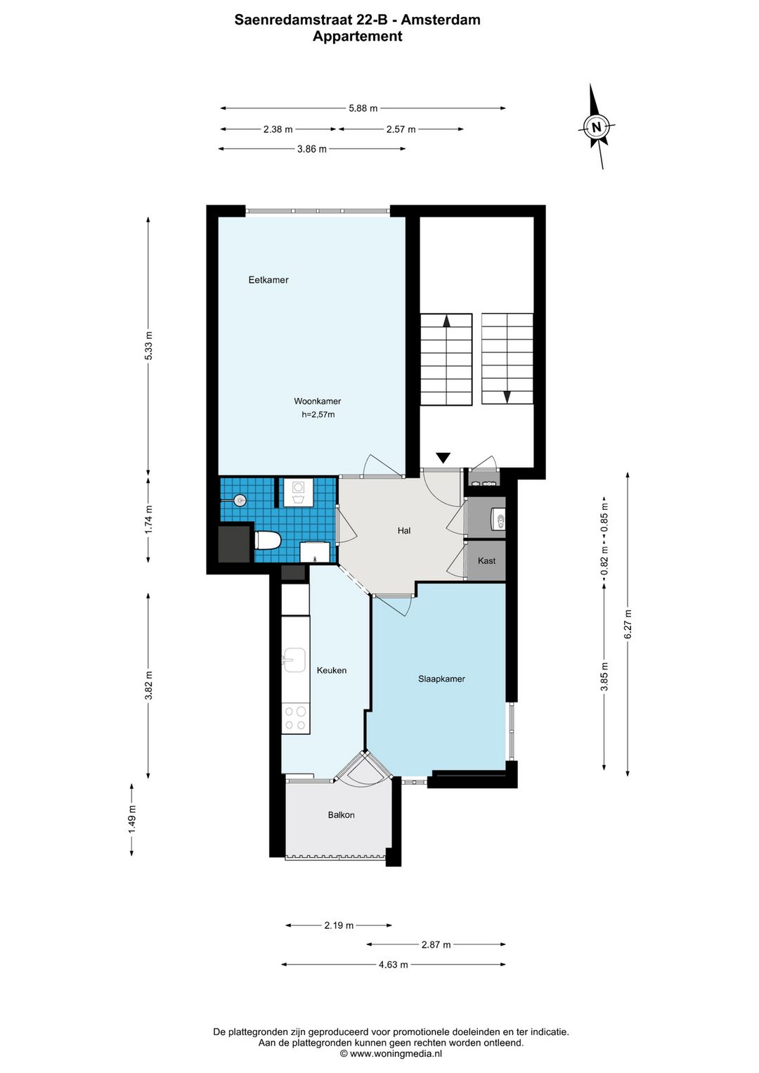 Foto 22 van Saenredamstraat 22-B