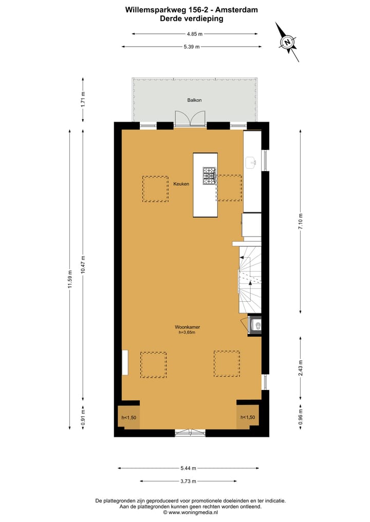 Foto 50 van Willemsparkweg 156-2